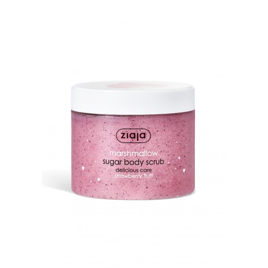 delicious skin care - ziaja - cosmetics - Marshmallow Sugar body scrub 300ml COSMETICS